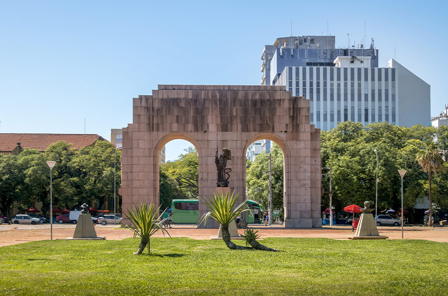Parque em Porto Alegre.